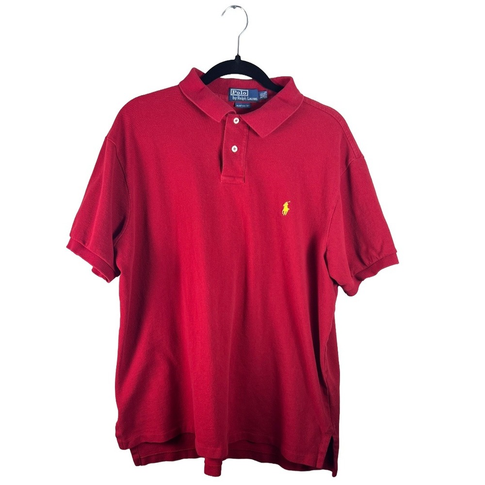 Polo Ralph Lauren Red Polo Shirt Men's XXL Preppy Old Money
